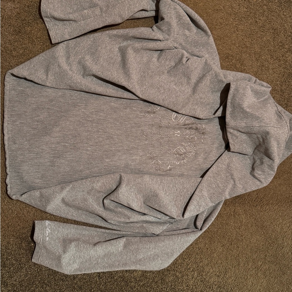 Gray Cozy vintage lululemon hooded shrug